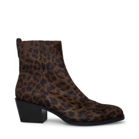 Leopard Steve Madden Richie Men's Ankle Boots | PH 7029FBJ